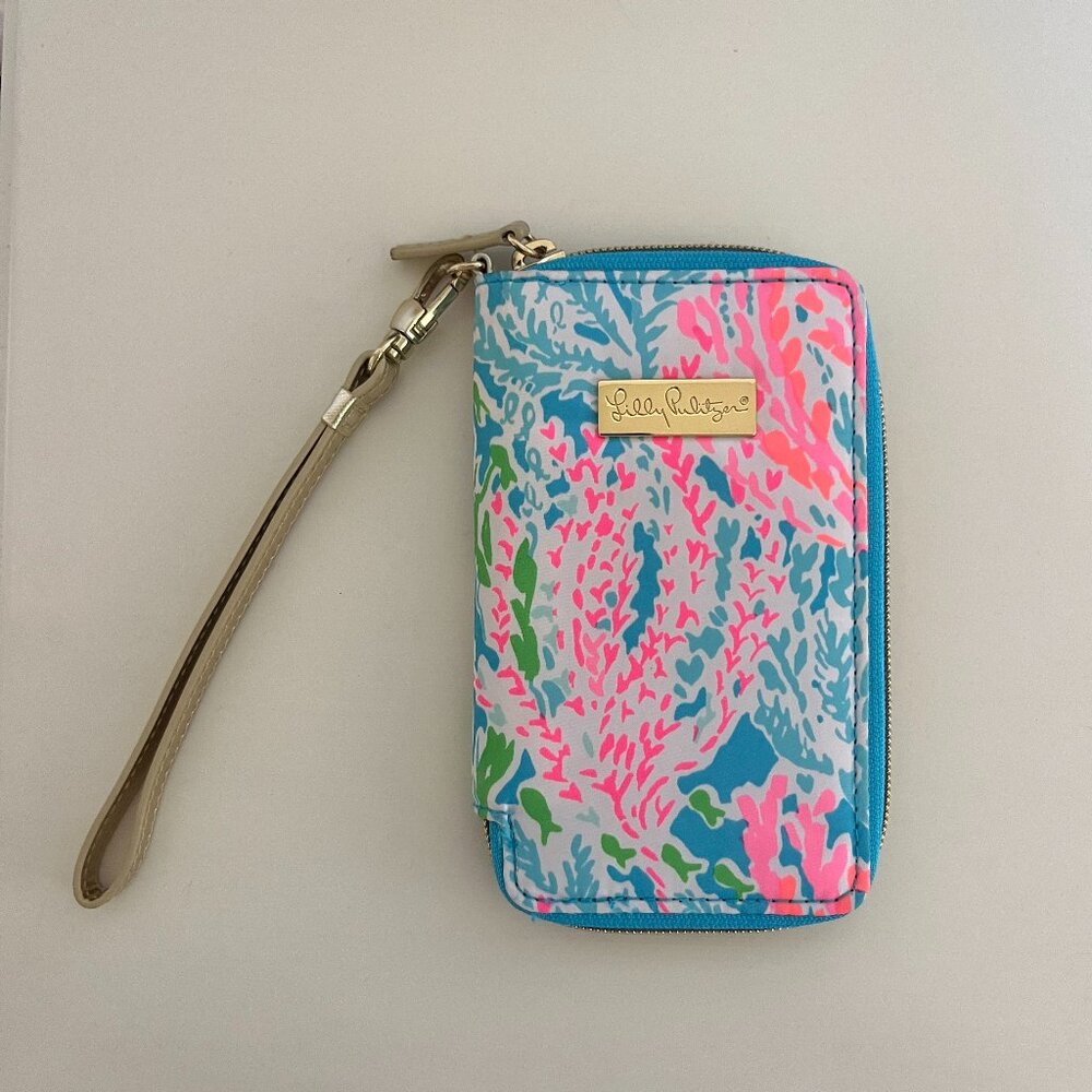 LILLY PULITZER - Wristlet Wallet Let's Cha Cha